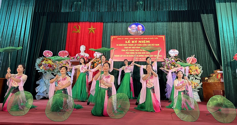 Đảng ủy xã Quốc Tuấn kỷ niệm 94 năm ngày thành lập Đảng cộng sản Việt Nam